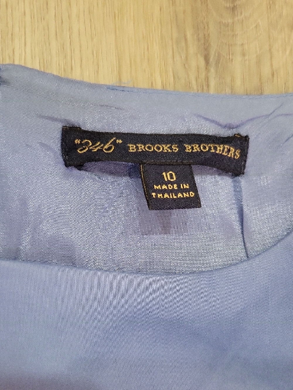Brooks Brothers Lavender Short-Sleeve A-Line Dress - Picture 2 of 2